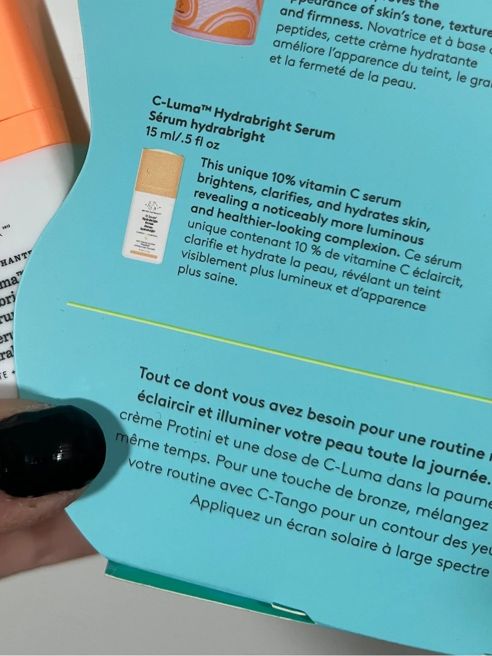 New Drunk Elephant Skin Care D-Bronzi, C-Luma, C-Tango